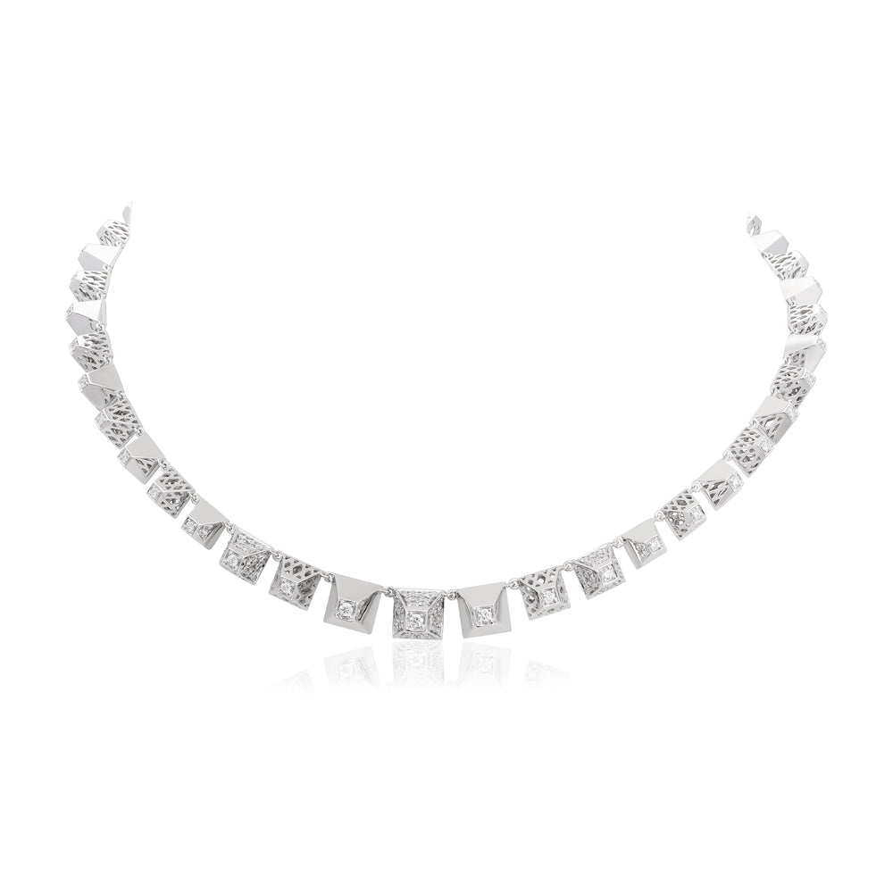 Dina J - Diamond Heritage Bold Necklace