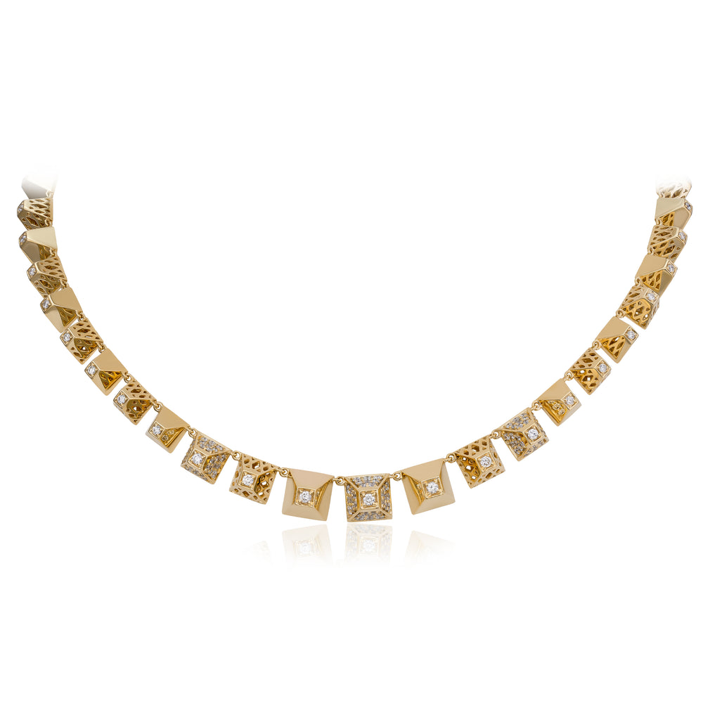 Dina J - Diamond Heritage Bold Necklace
