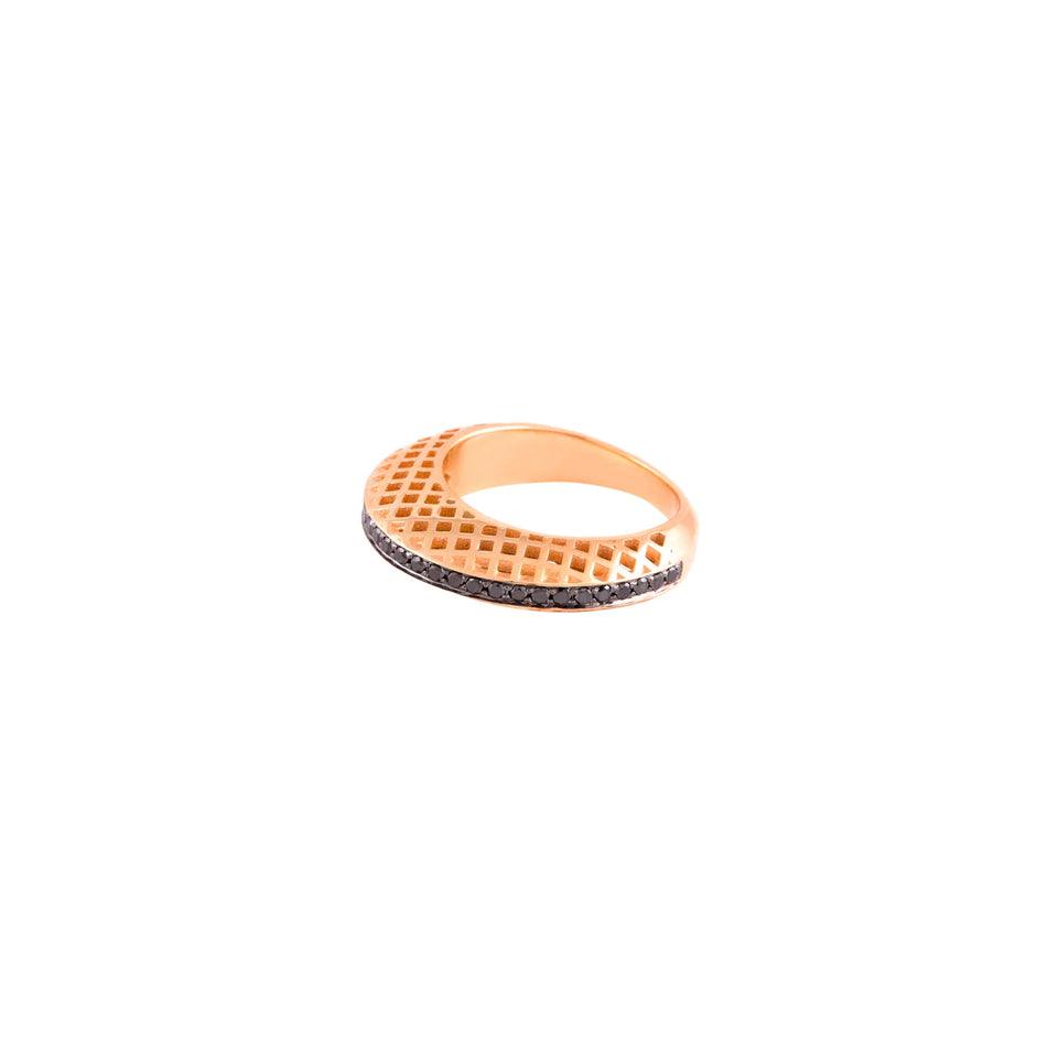 Black Diamonds Mona Band Ring