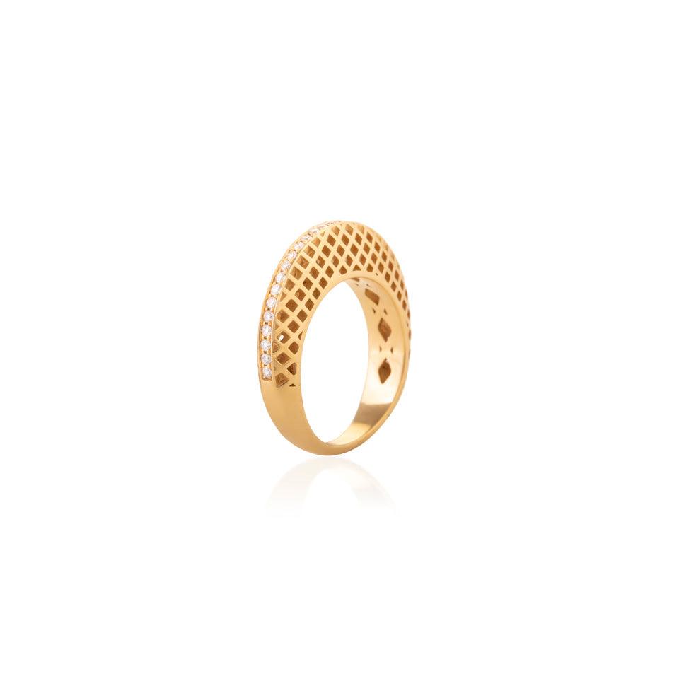 White Diamonds Mona Band Ring
