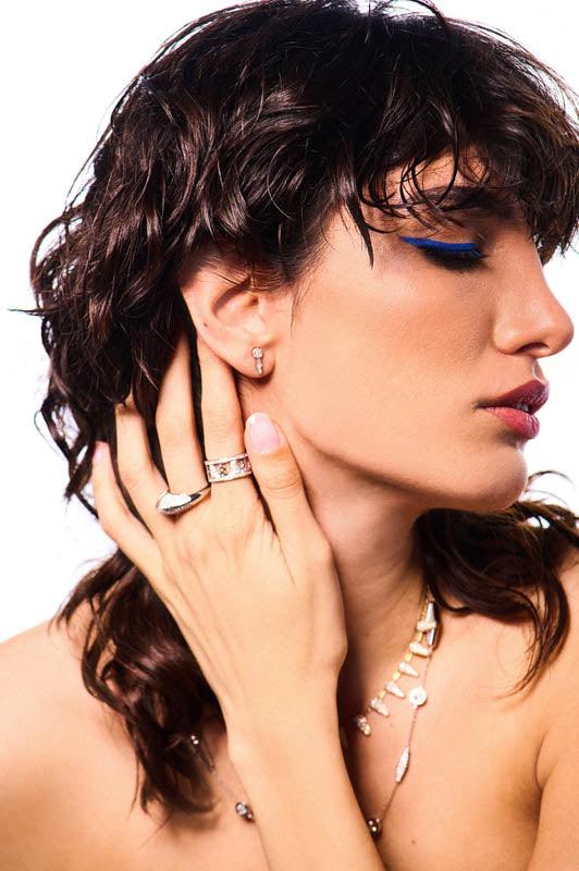 Diamond Hayat Single Earring - DINA J