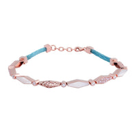 Mother of Pearl  Diamond Happiness Bracelet