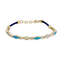 Turquoise Diamond Happiness Bracelet