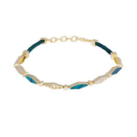 Malachite Diamond Happiness Bracelet