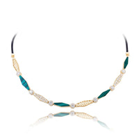 Malachite Diamond Hayat Choker