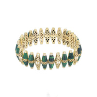 Malachite Happiness Bullet Bangle