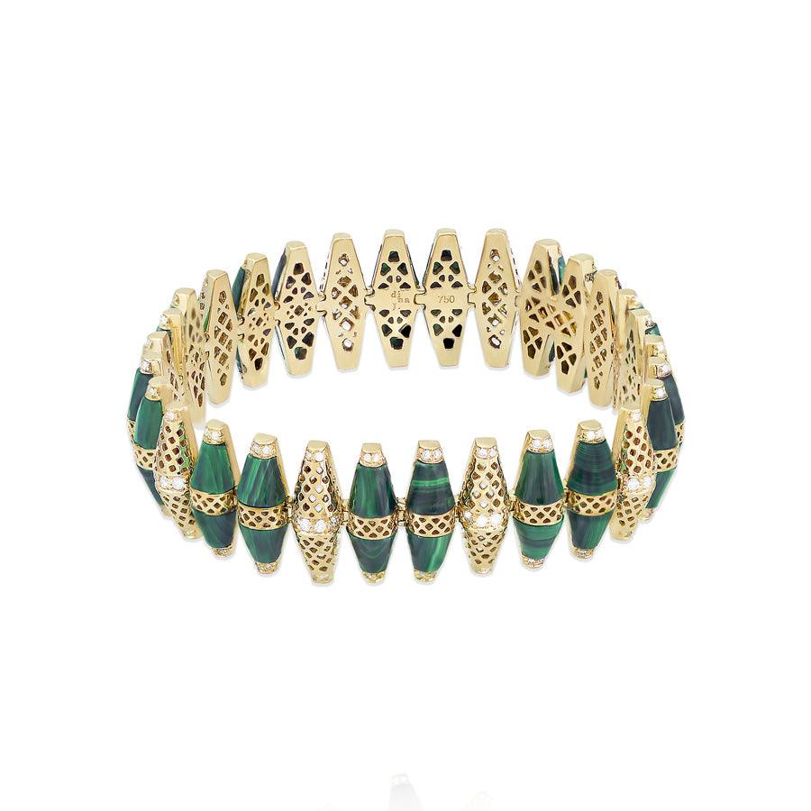 Malachite Happiness Bullet Bangle