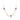 Onyx and Mother of Pearl Diamond Happiness Necklace