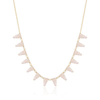 Yellow Gold Diamond Happiness Necklace
