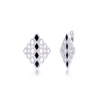 Onyx Diamond Happiness Dame Earrings